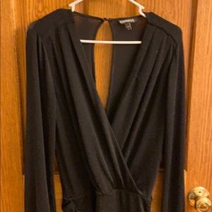 Long Sleeve Black Dress